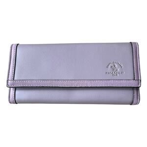 Santa Barbara Polo & Racquet Club Purple Wallet, Preppy, Chic, Polo Boutique